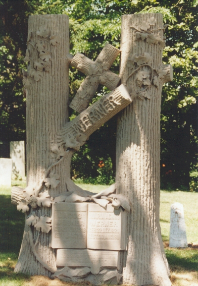 Jacob & Maria Werner Tombstone - West Side Cemetery